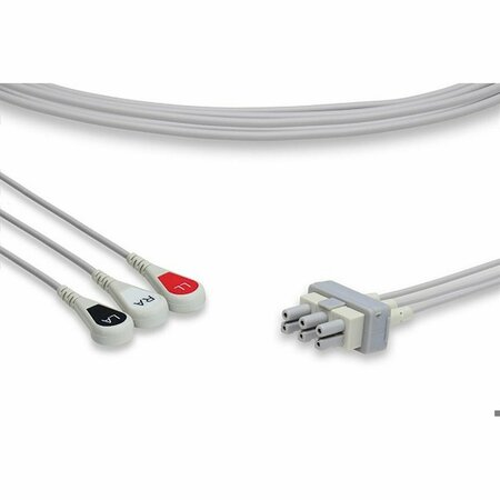 ILB GOLD Ecg Sensor, Replacement For Solaris, Nt3C Ecg Leadwires NT3C ECG LEADWIRES